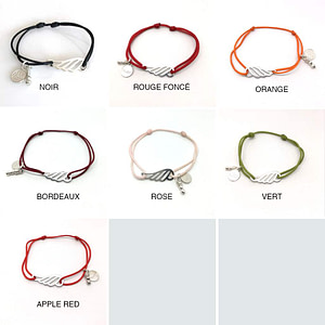 bracelets ailes couleurs